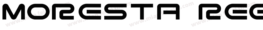 Moresta Regular字体转换